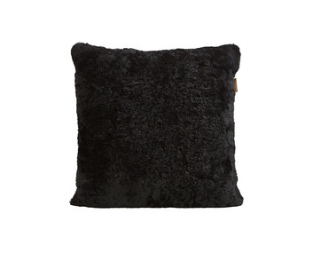 Alice Fårskinnskudde 50x50 Svart