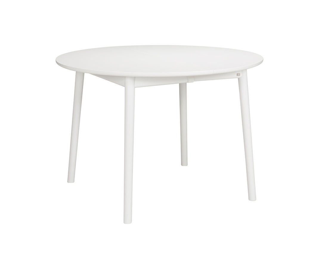 Zigzag Runt matbord vitt från Hans K.