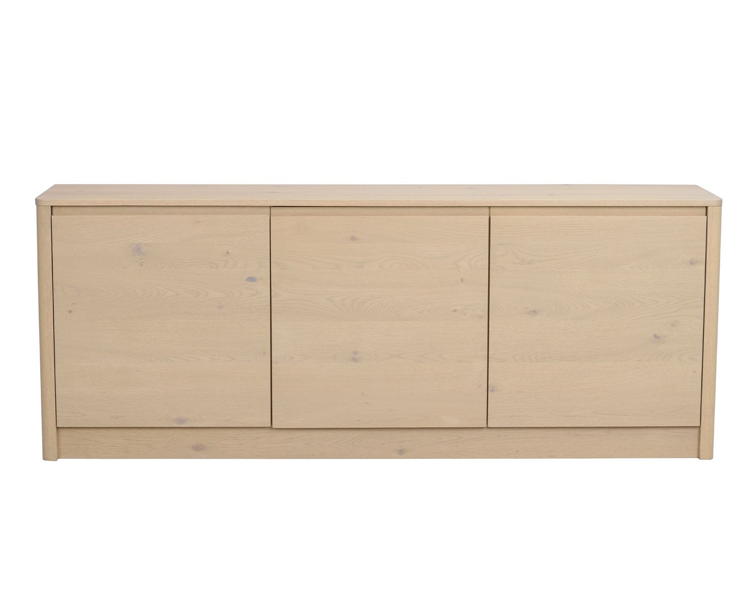 Melstone Sideboard i höjd 70 centimeter i vitpigmenterad ek