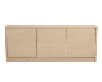 Melstone Sideboard i höjd 70 centimeter i vitpigmenterad ek