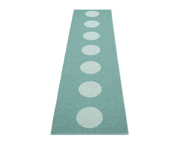 Framsida på Vera Pop Gångmatta Jade/Pale Turquoise 70x280