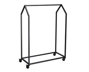 Clothing House Klädställning Svart Stål