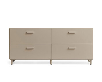 Relief Byrå Låg Beige | Ben
