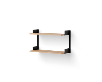 New Works Hylla 450 i utförandet Ek/Svart
