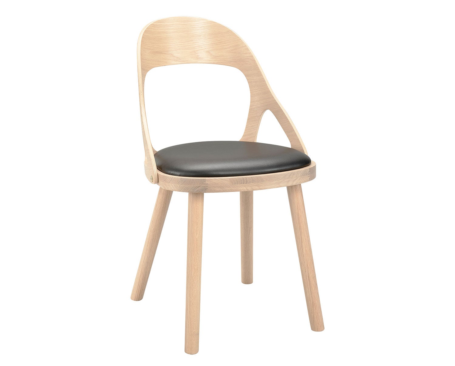 Colibri-Stol-Vitoljad-Ek-Bonded-Lader-Svart