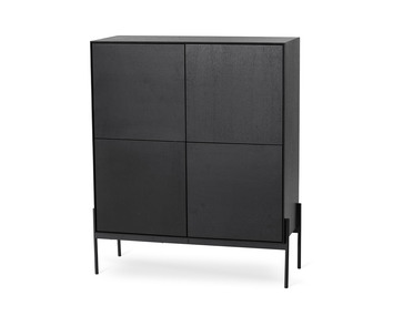 Cane Skåp Svartbetsad Ek