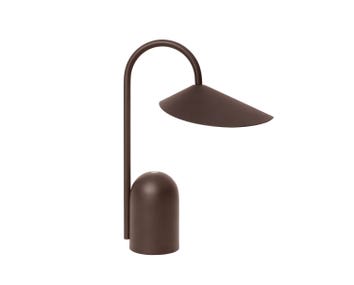 Ferm-Living-Arum-Portable-Lamp-Dark-Chocolate