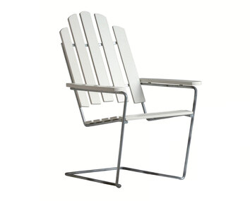 Solstol A3 Vitlackad Ek Grythyttan