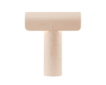 Teelo 8020 bordslampa Naturbjörk