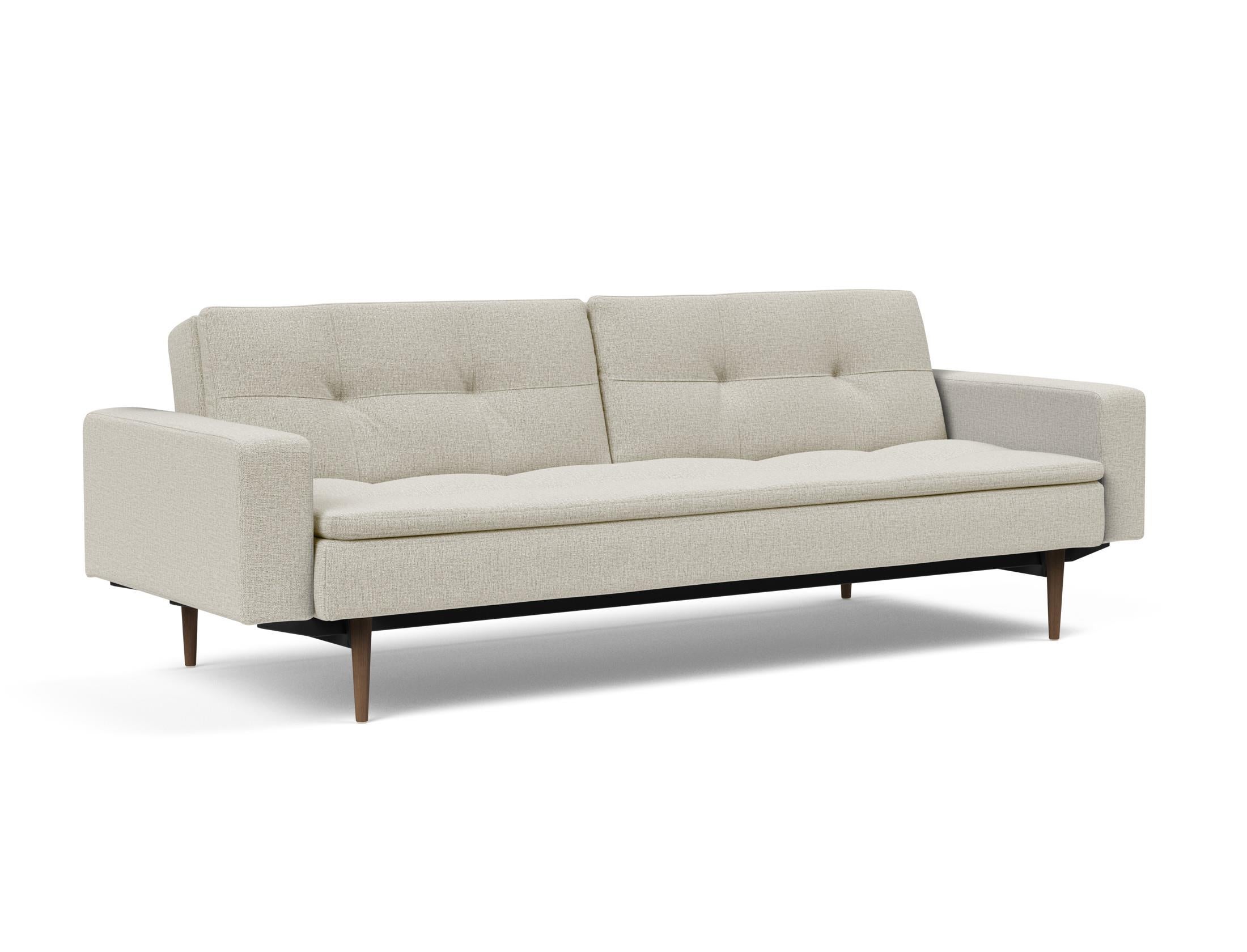 Dublexo-Styletto-Sofa-Bed-Dark-Wood-With-Arms-527-p2-web