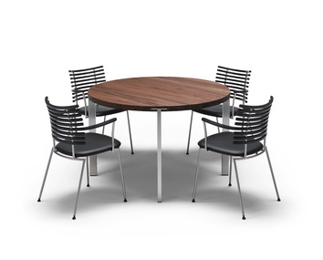 GM 2100 Bord | Runt i valnöt