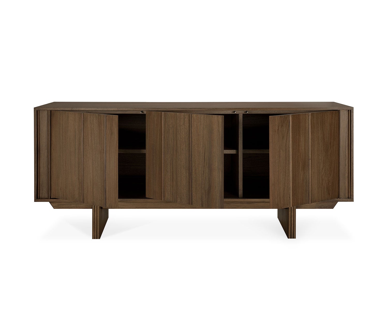 Pillar Sideboard i bredden 169 centimeter med öppna dörrar