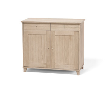 Garda Sideboard Två Dörrar Vitoljad Ek