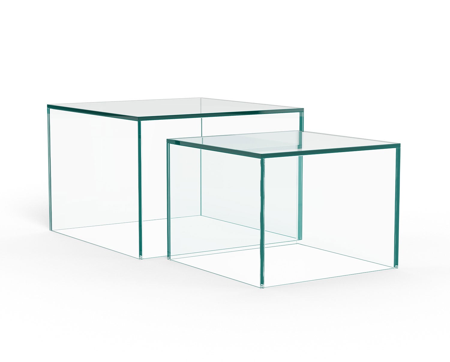 Actona-Dice-Coffee-Table-Set-Clear-Tempered-Glass
