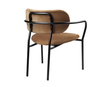 Coco Loungefåtölj Läder Chamois 1709