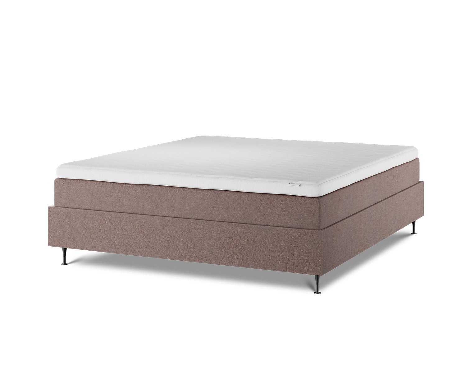 Family Aktiv Kontinentalsäng 180x200 med förvaring i tyget Osby Gråbeige