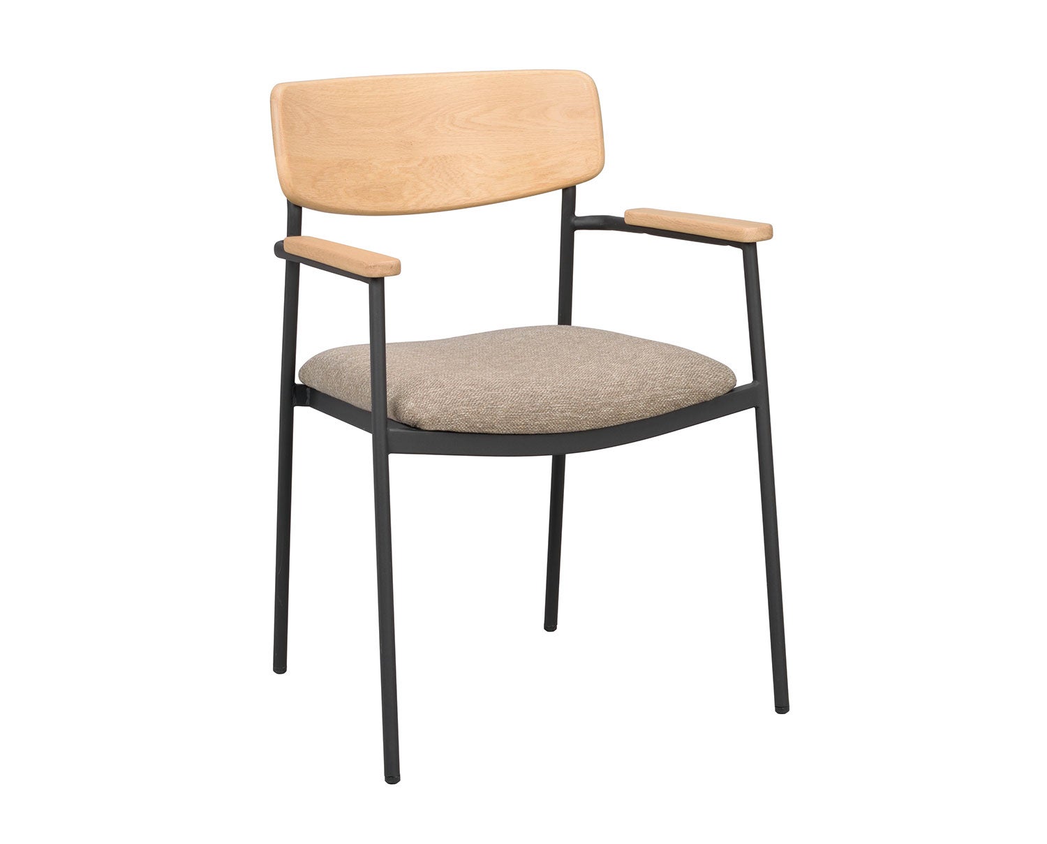 123082_b_Maymont_armchair_oak_dark_beige_black_(stackable)