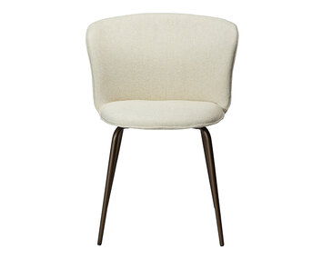 Eden Stol Tyg Bone White Bouclé Dan-Form