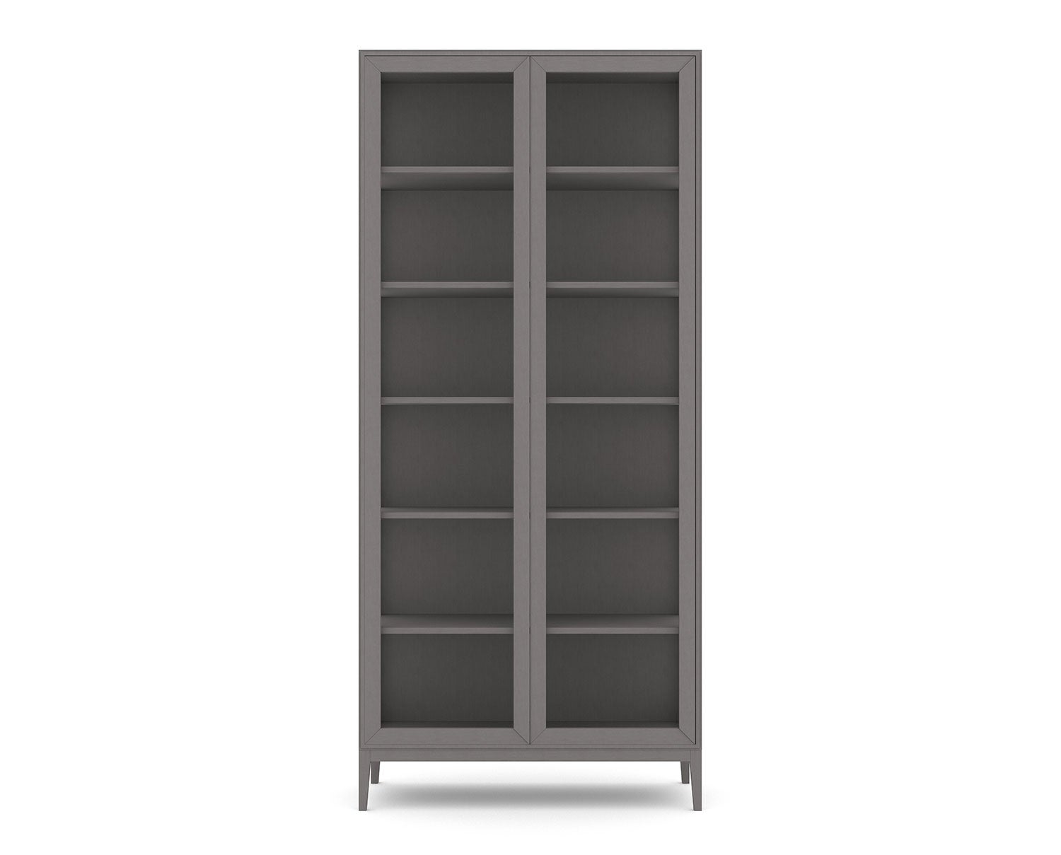 Edge 2.0 Vitrinskåp 2 Dörrar Grey