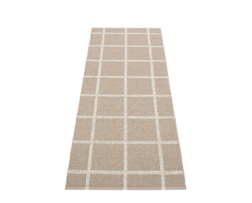 Ada Gångmatta Dark Linen / Stone Metallic 70x225