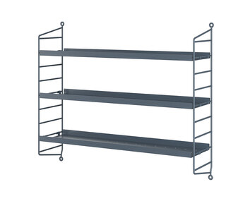 String Pocket Metall Sergelgrå