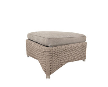 Diamond fotpall taupe