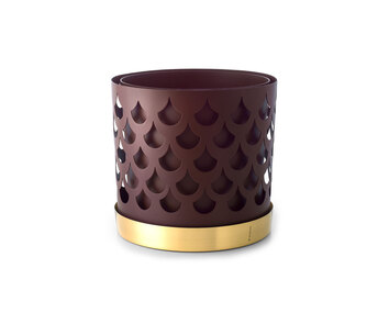 Trio Drop Blomkruka | Stor | Mörkröd