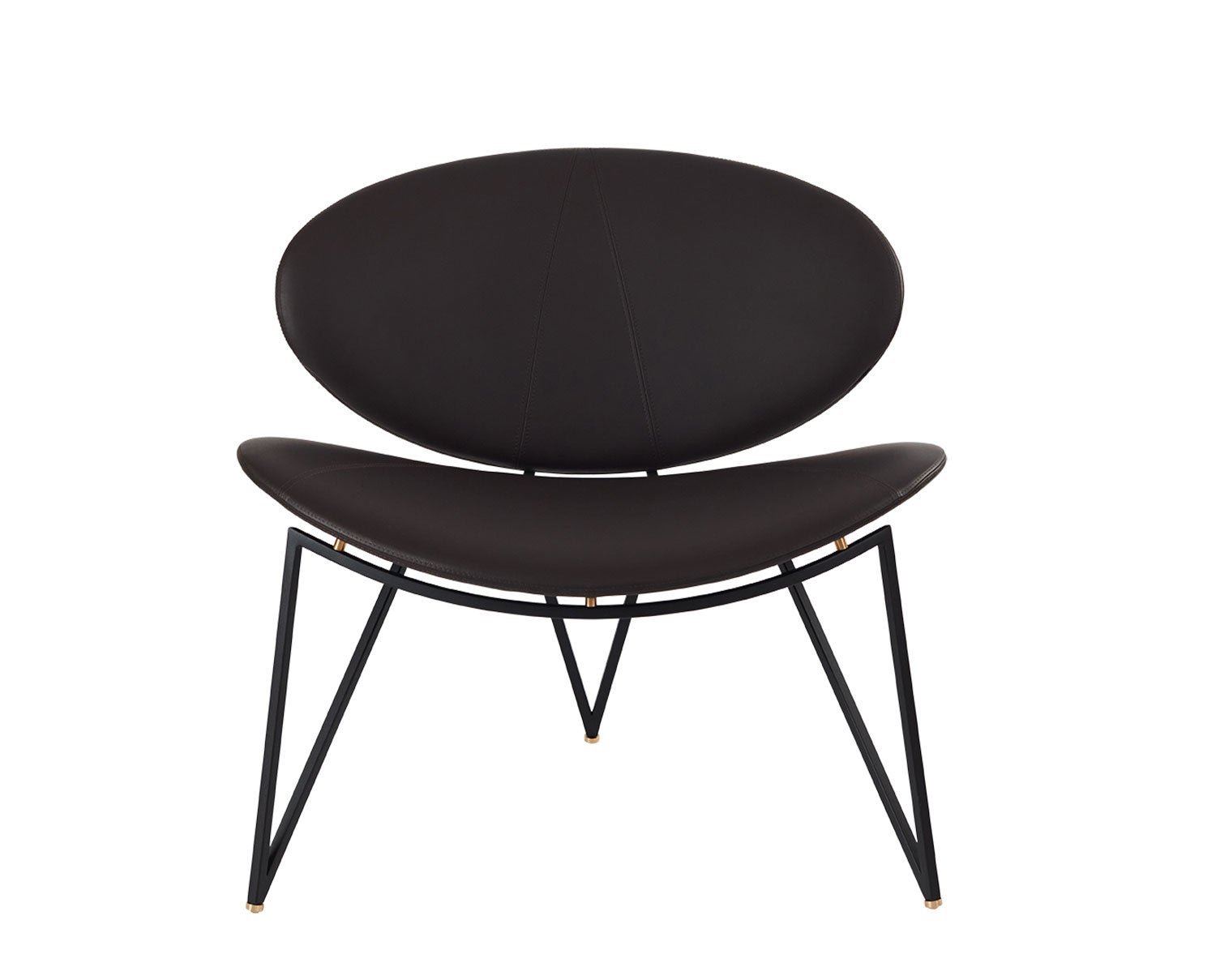 Semper Loungefåtölj | Svart/ Javabrun