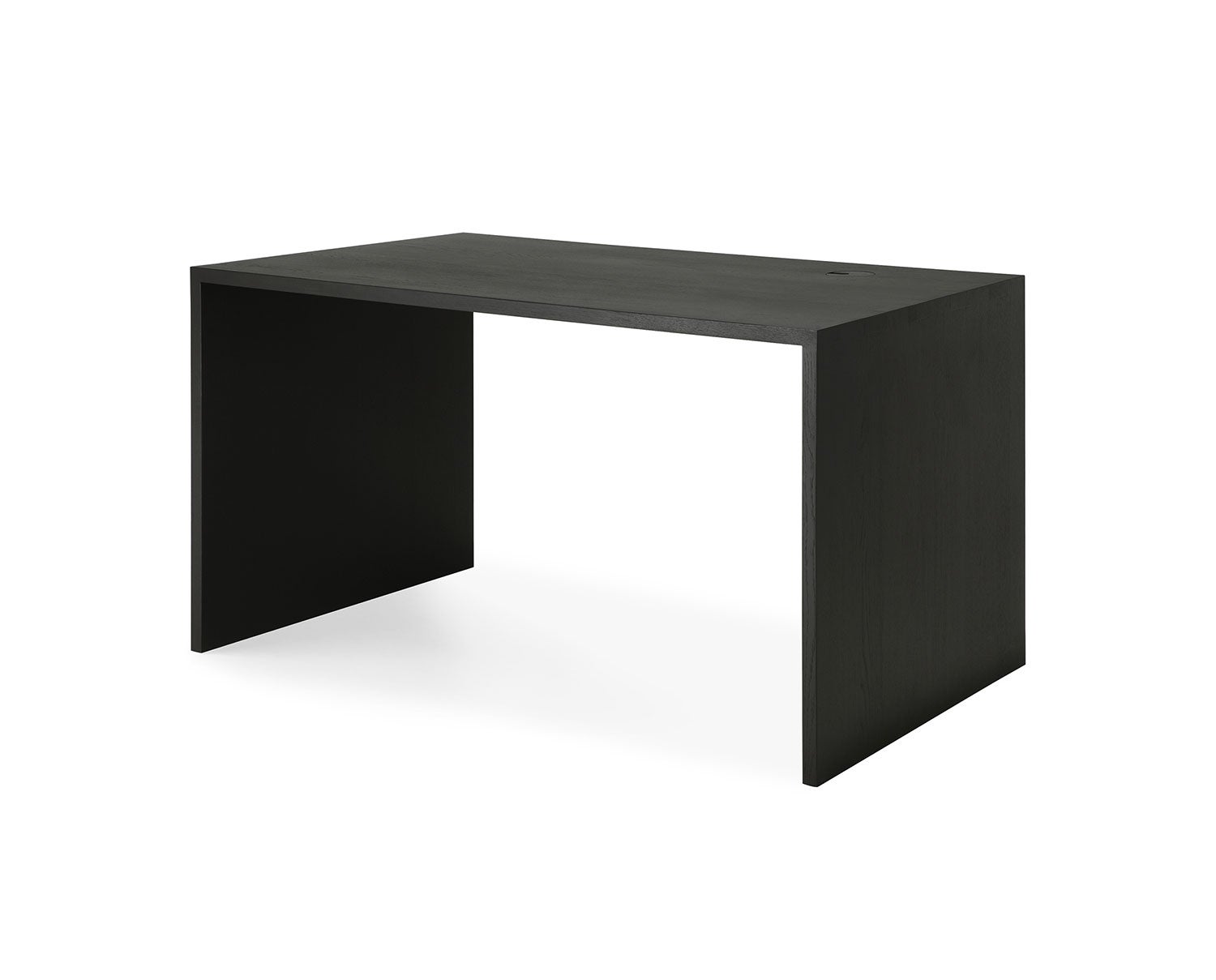 U-Skrivbord-140-Svartlackad-Ek_1