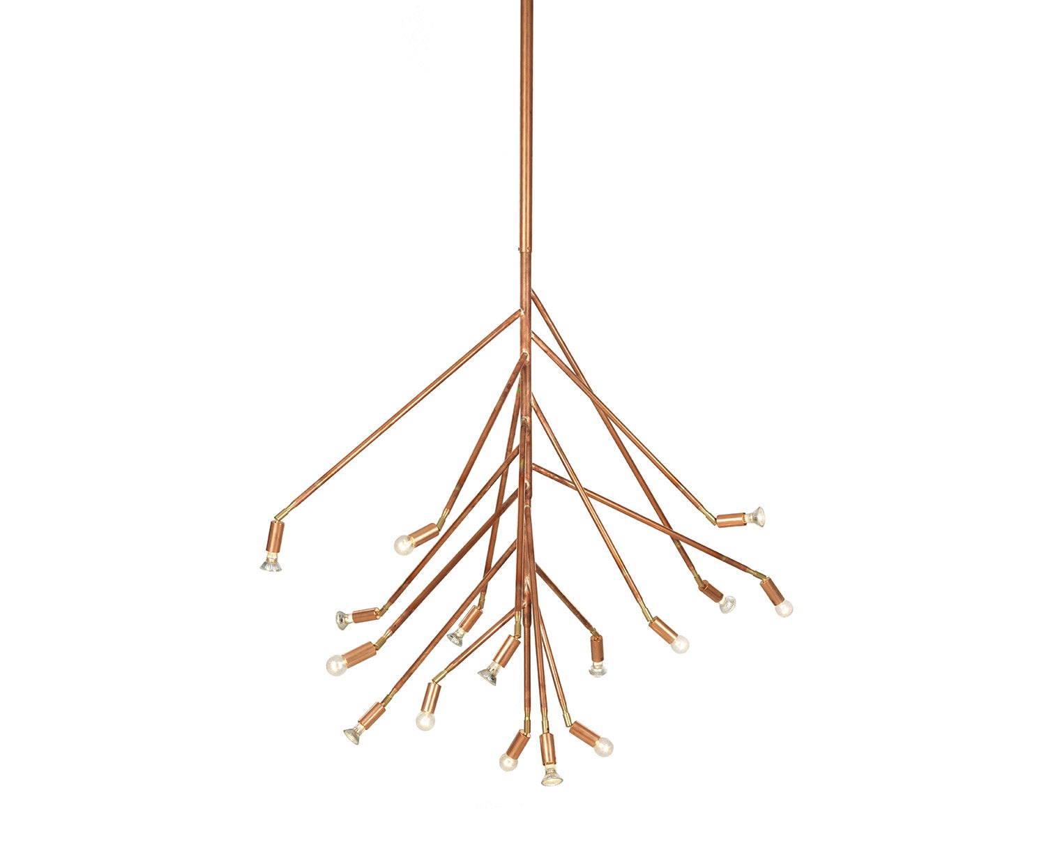 Kvist 16 Taklampa i rå koppar