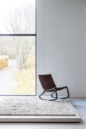 Rya ryamatta Soft Grey från Massimo Copenhagen.