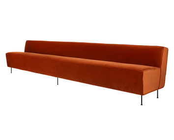 Modern Line diningsoffa, tyg Velluto 641