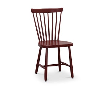 Haga Pinnstol i björk i färgen Burgundy