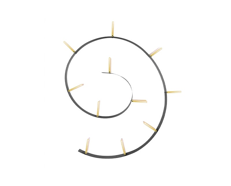 Bookworm Bokhylla 11 Svart Guld