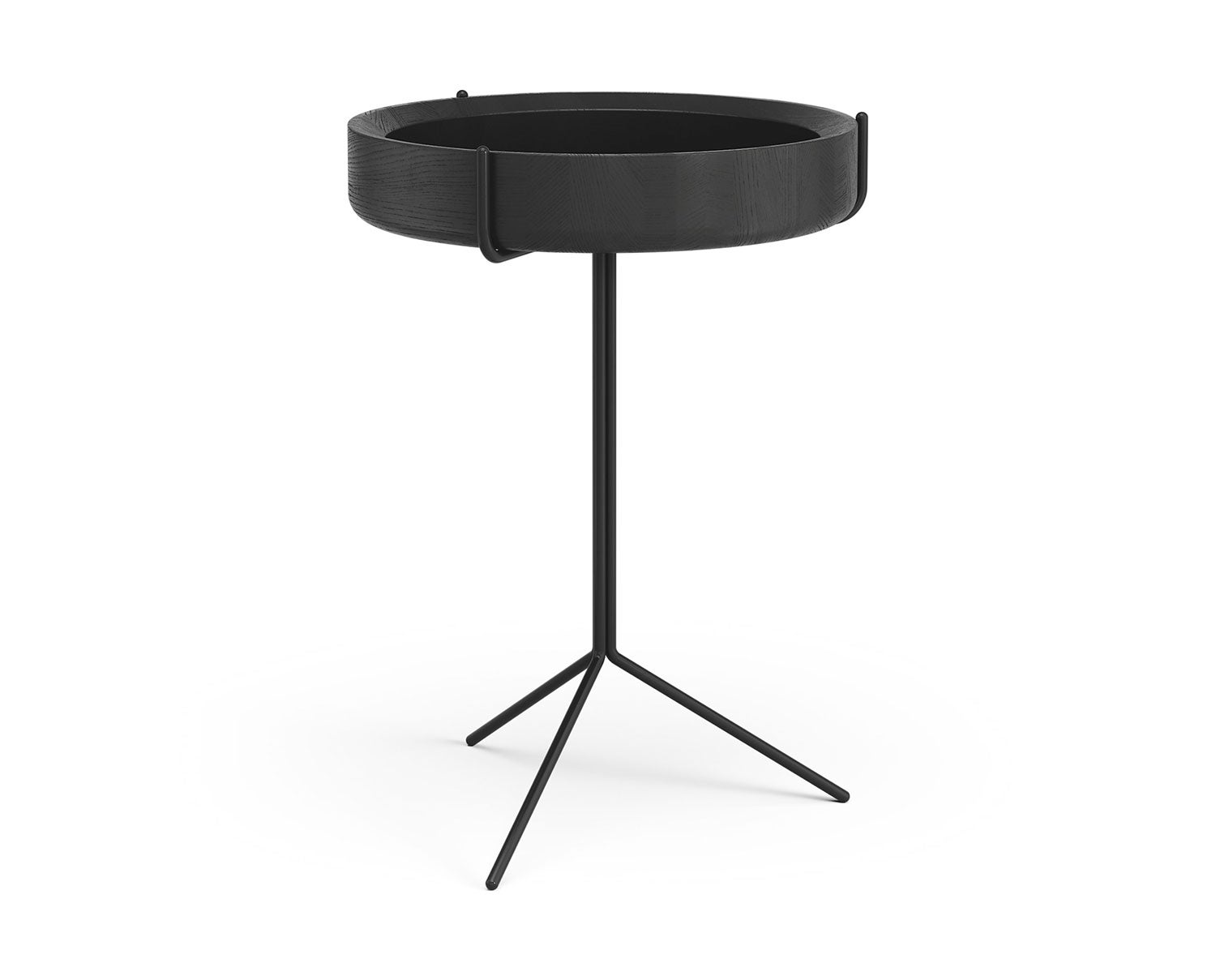 Svartlaserad ask | Svart stativ