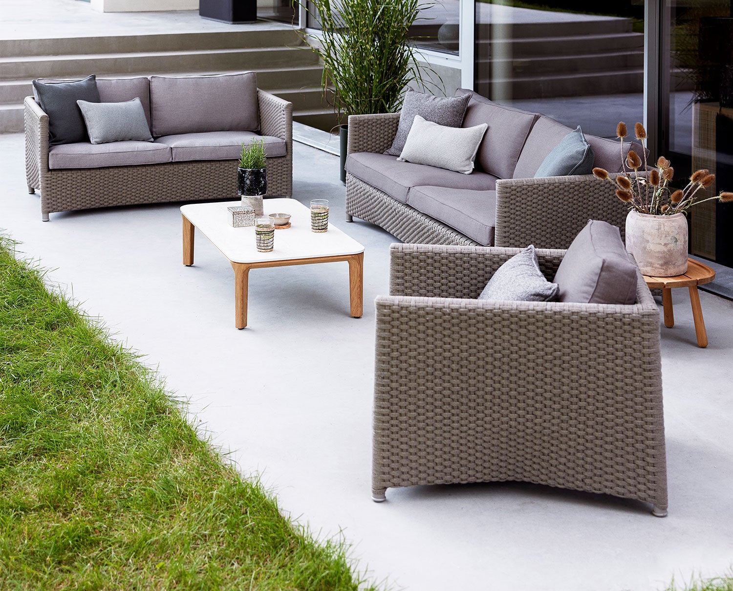 Diamond Loungefåtölj | Taupe