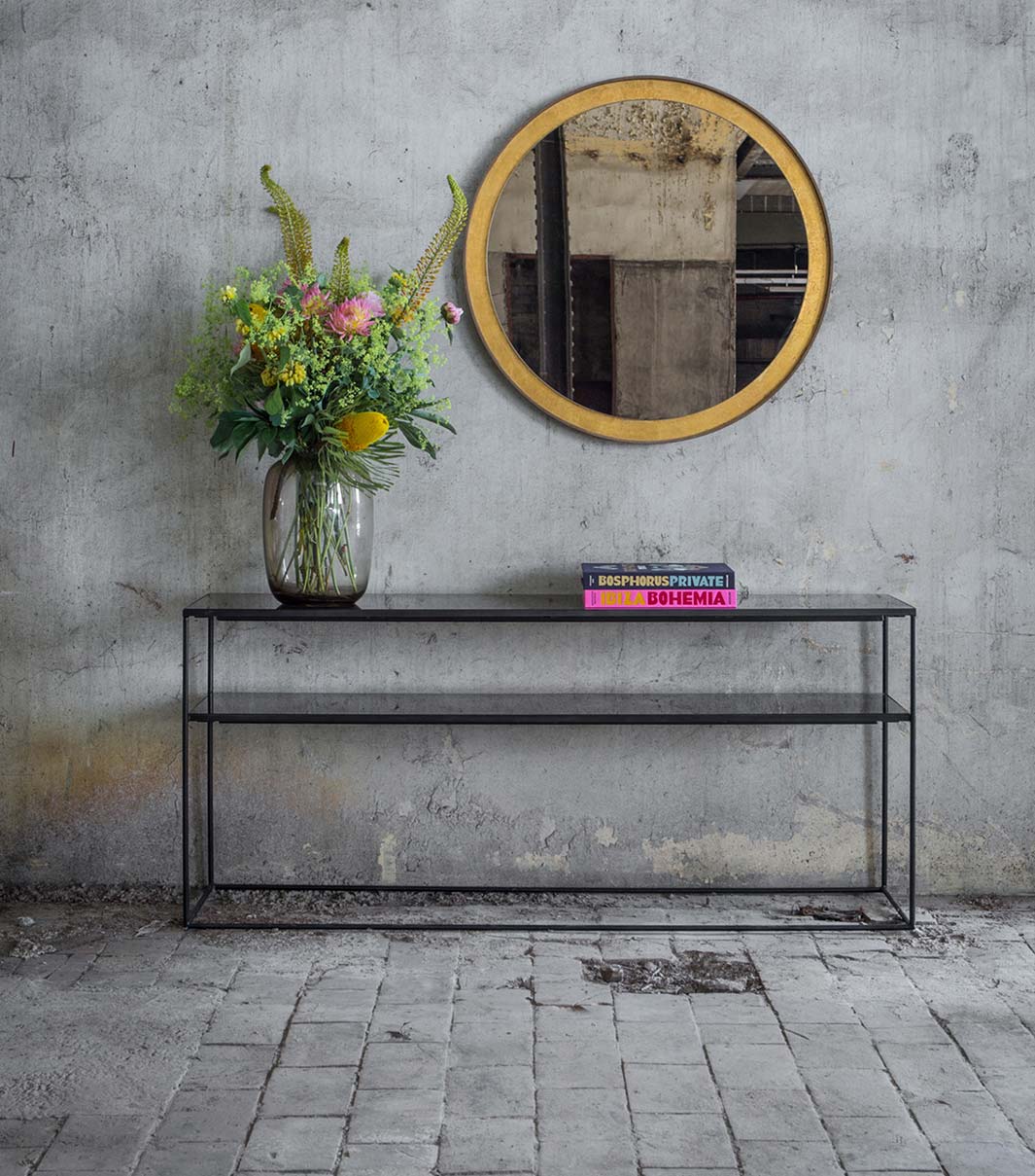 Aged Konsolbord i Charcoal 160 cm från Ethnicraft.