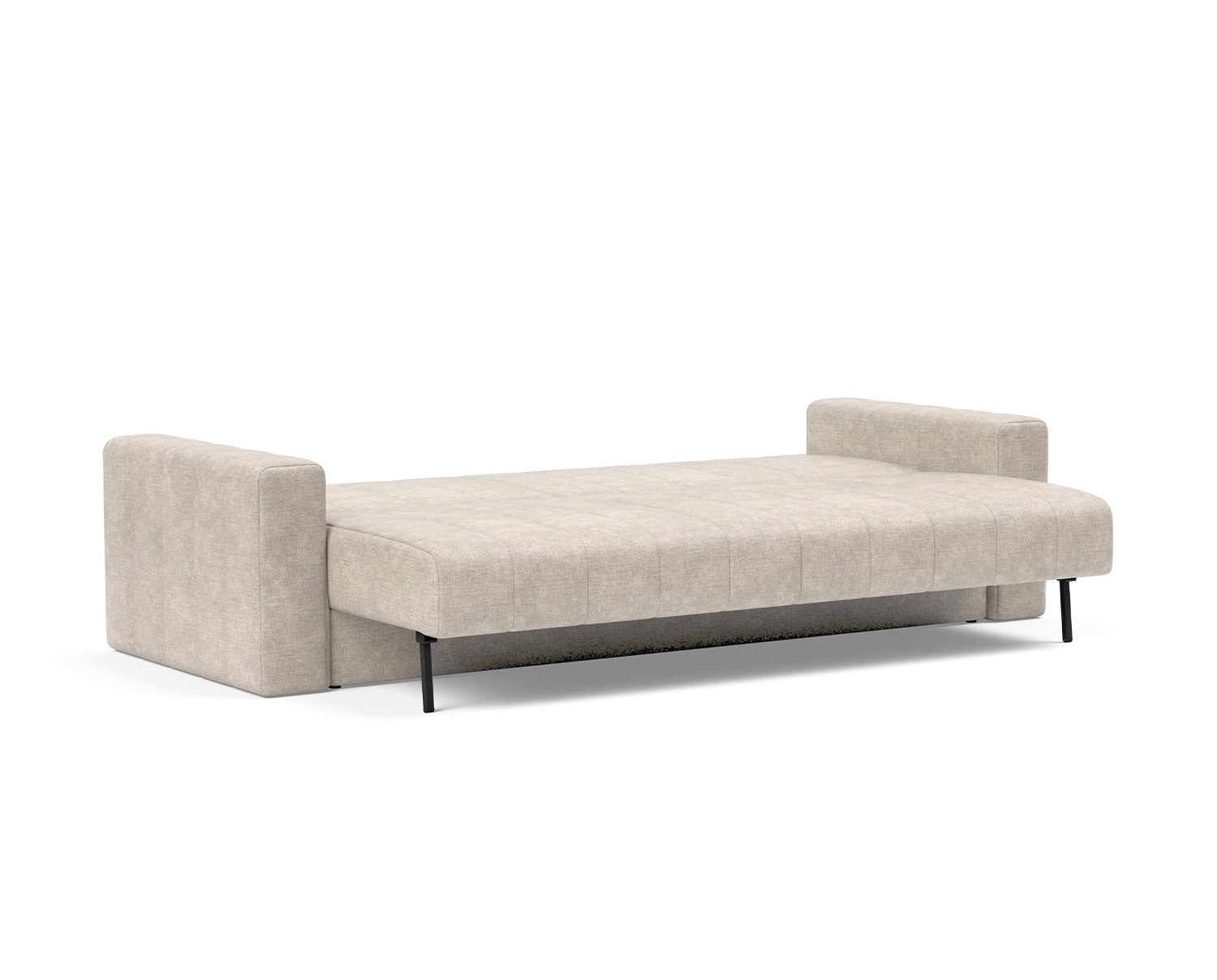 Akello Bäddsoffa med armstöd i tyget 280 Avella Sand