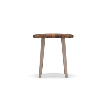 Miss Button Pall Klädd Vitoljad Ek Tyg Lord Cocoa