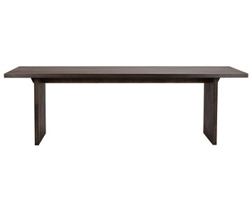 Emmett matbord 240 cm, brun ek - Rowico