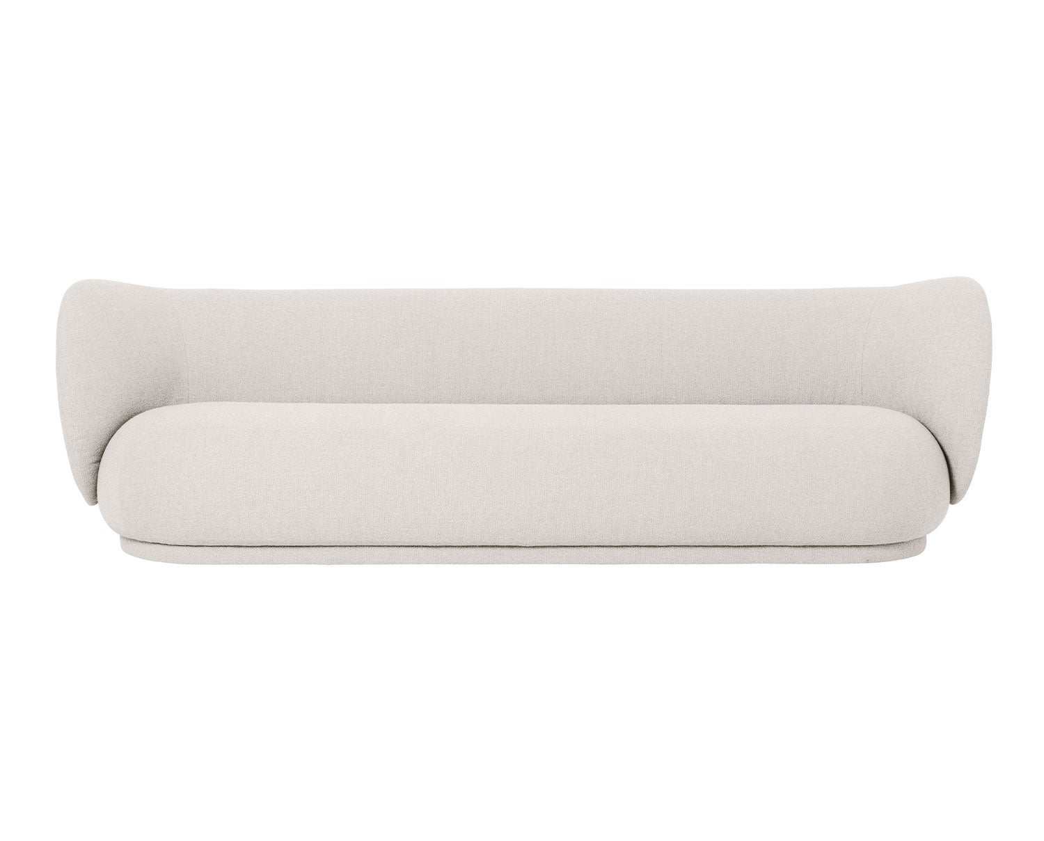 Rico Soffa 4-sits i tyget Bouclé Off-White