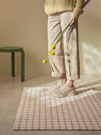 Grid matta Lime Candycane från Heymat