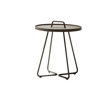 On-the-move Sidobord | Small | Taupe