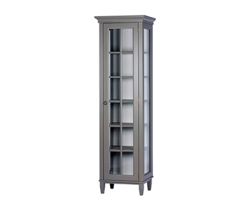 Stockholm Vitrinskåp 1 dörr | Grå