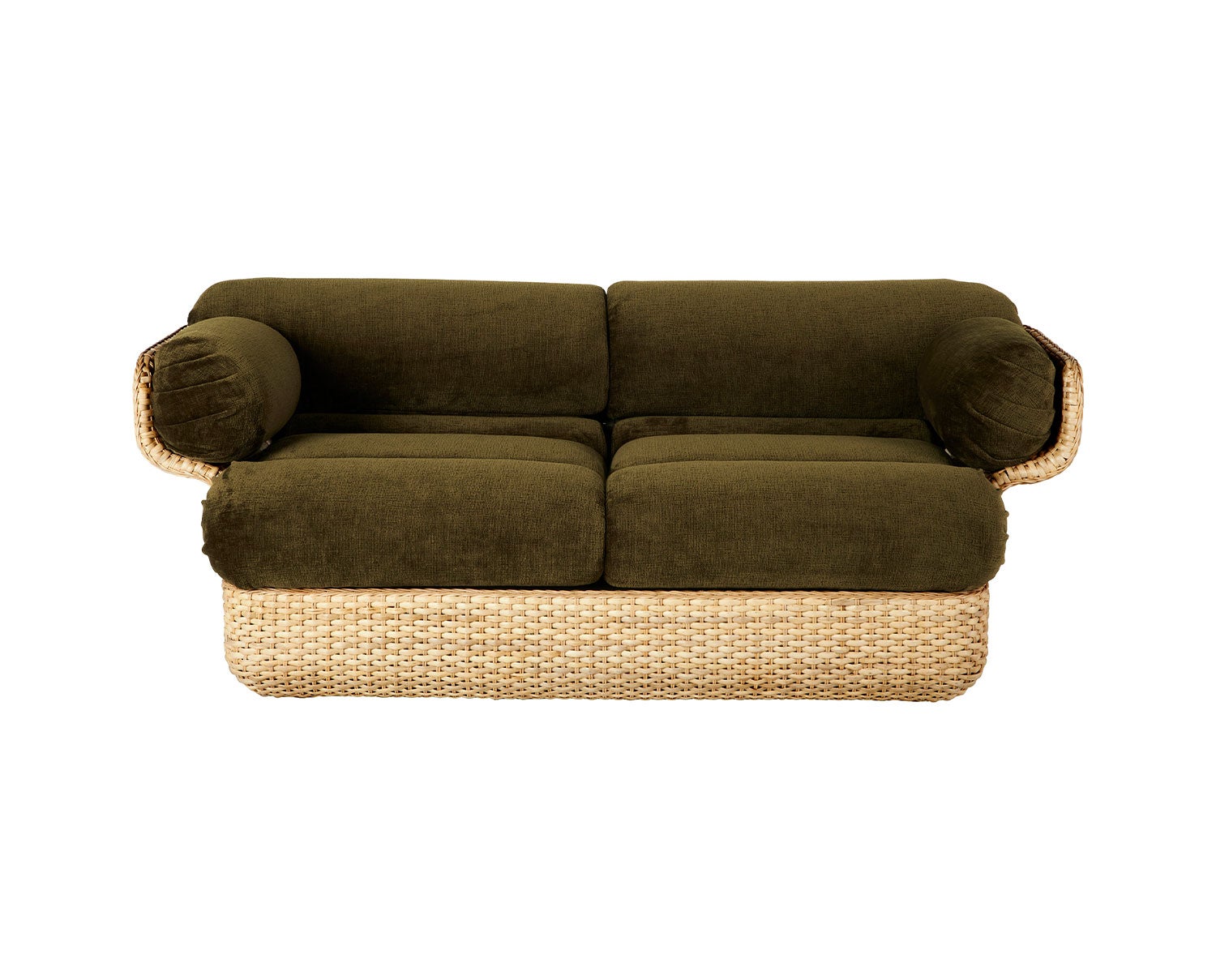 Basket Soffa 2-sits i tyget Chenille Mumble 40