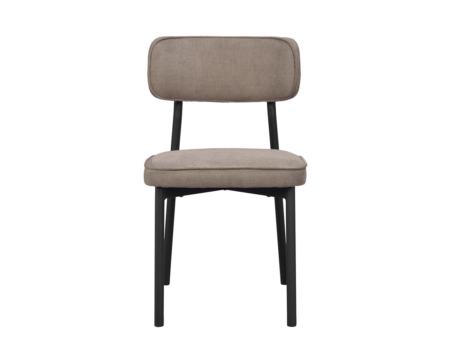 Paisley Stol Brunt Tyg Metall