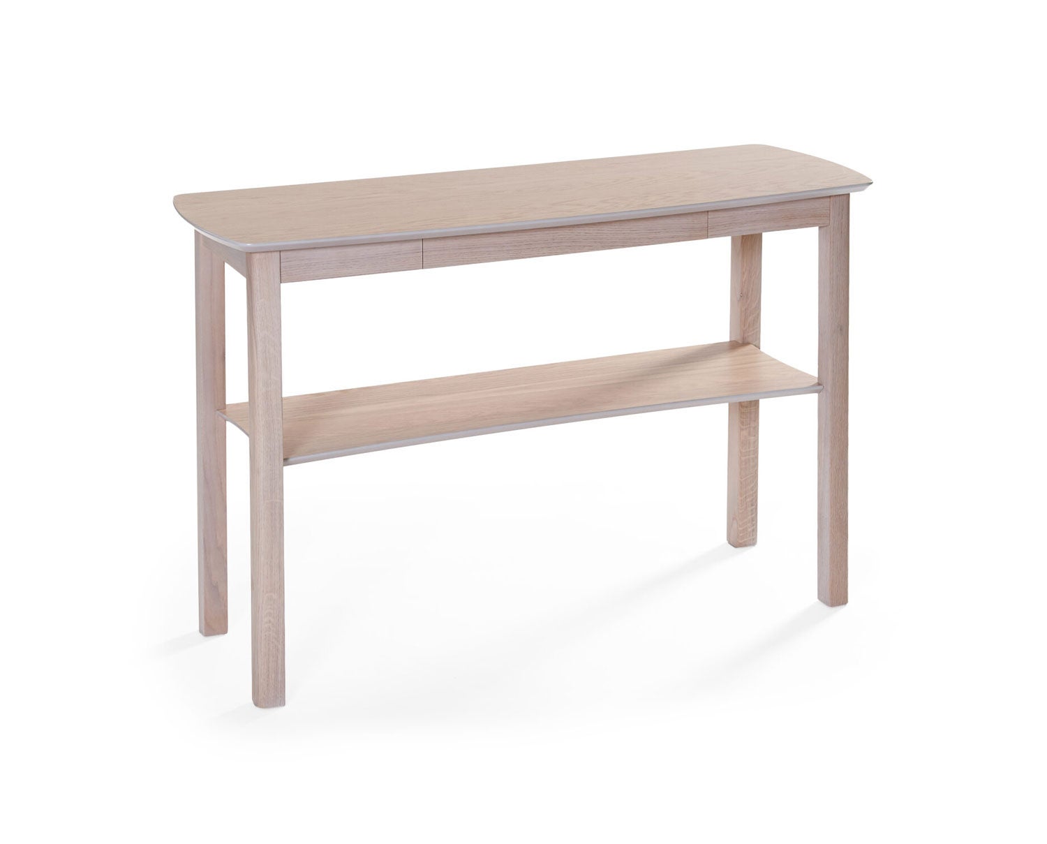 Marathon Avlastningsbord Vitpigmenterad Ek