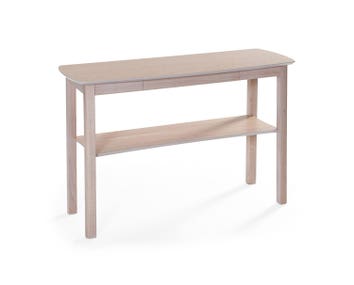 Marathon Avlastningsbord Vitpigmenterad Ek