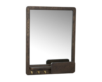 Inverness Spegel med krokar och en liten hylla - perfekt till hallen.