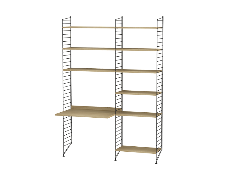 String Kombination Arbetsplats B Ek/ Svart